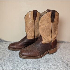 Double H Graham DH4305 Pull On Soft Toe Square Toe Boots Men's Size 10 2E